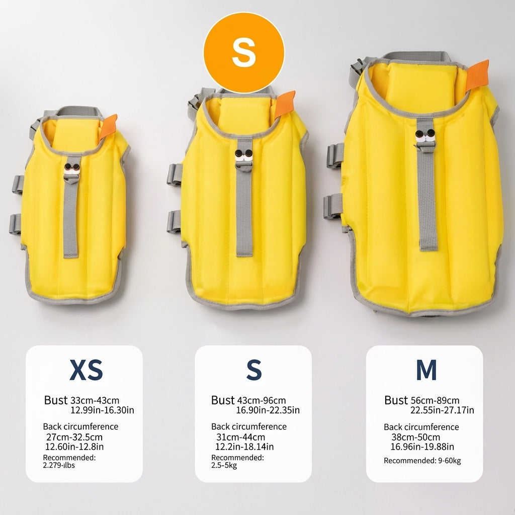 For Puppy Small Medium Pet Pool Outdoor Life Jacket for Dogs with Rescue Handle Waterproof Dog Swimming Vest Floating Jacket