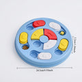 Dog Puzzle Toy Slow Feeder Bowl, Non Slip Treat Dispenser Food Safe Plastic, IQ Training Mental Stimulation Anti Choking Feeding Game For Small Medium Dogs Cats Boredom Relief