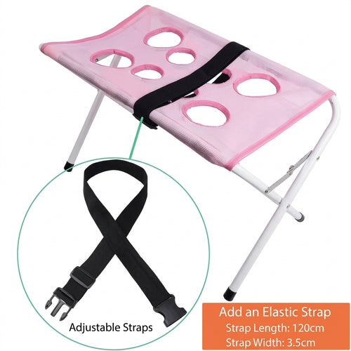 Foldable pet bathing stand, for nail trimming, anti-scratch and anti-bite grooming hammock, cat and dog bathing hammock