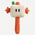 Pineapple shaped squeaky rope toy for pets