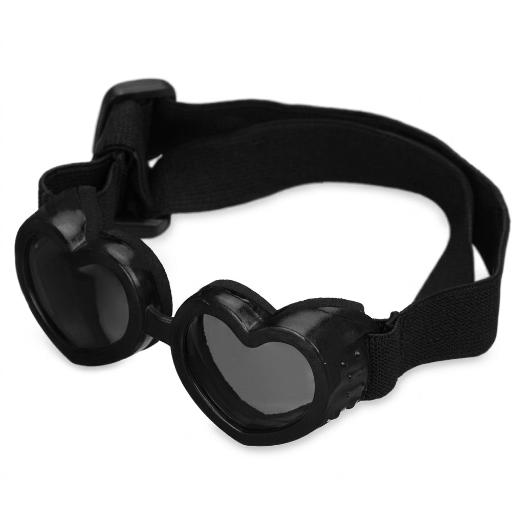 Pet Dog Sunglasses UV Protection Goggles, Windproof Sun Protection Glasses with Adjustable Strap, Small Dog Eye Wear Accessories