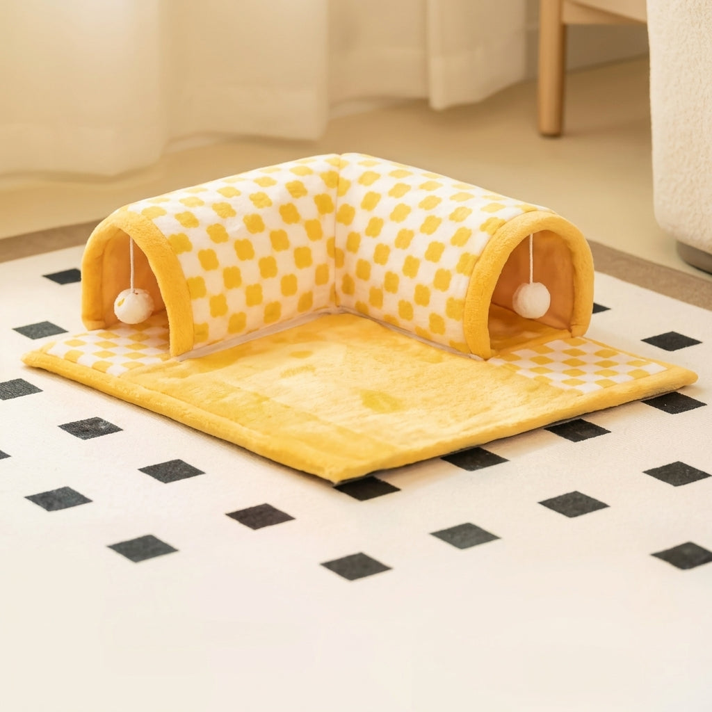 Cat Tunnel Bed Warm Nest Removable Washable Pet Bed